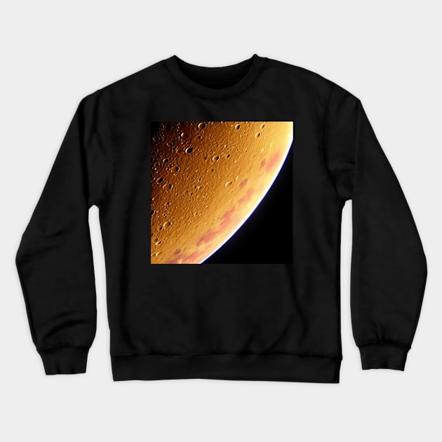 The Moon - AI-Generated Image Crewneck Sweatshirt by MtWoodson